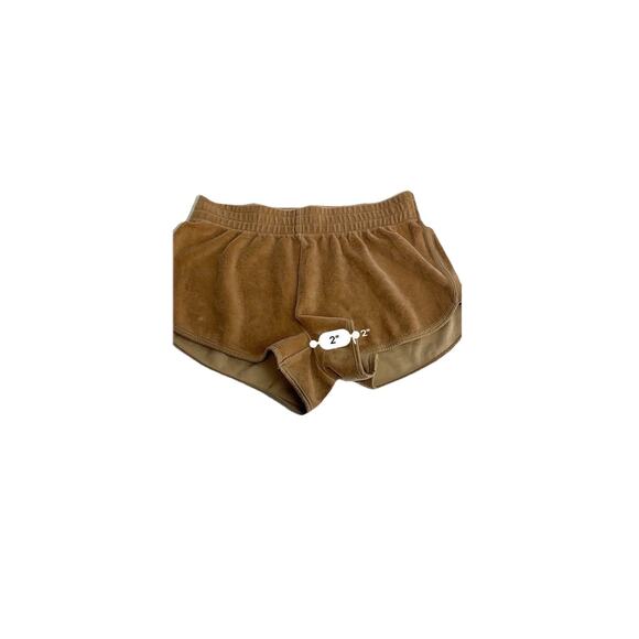 Aritzia Sunday Best Terry Cloth Sweat Shorts Brown Women’s Size XS - Picture 7 of 8